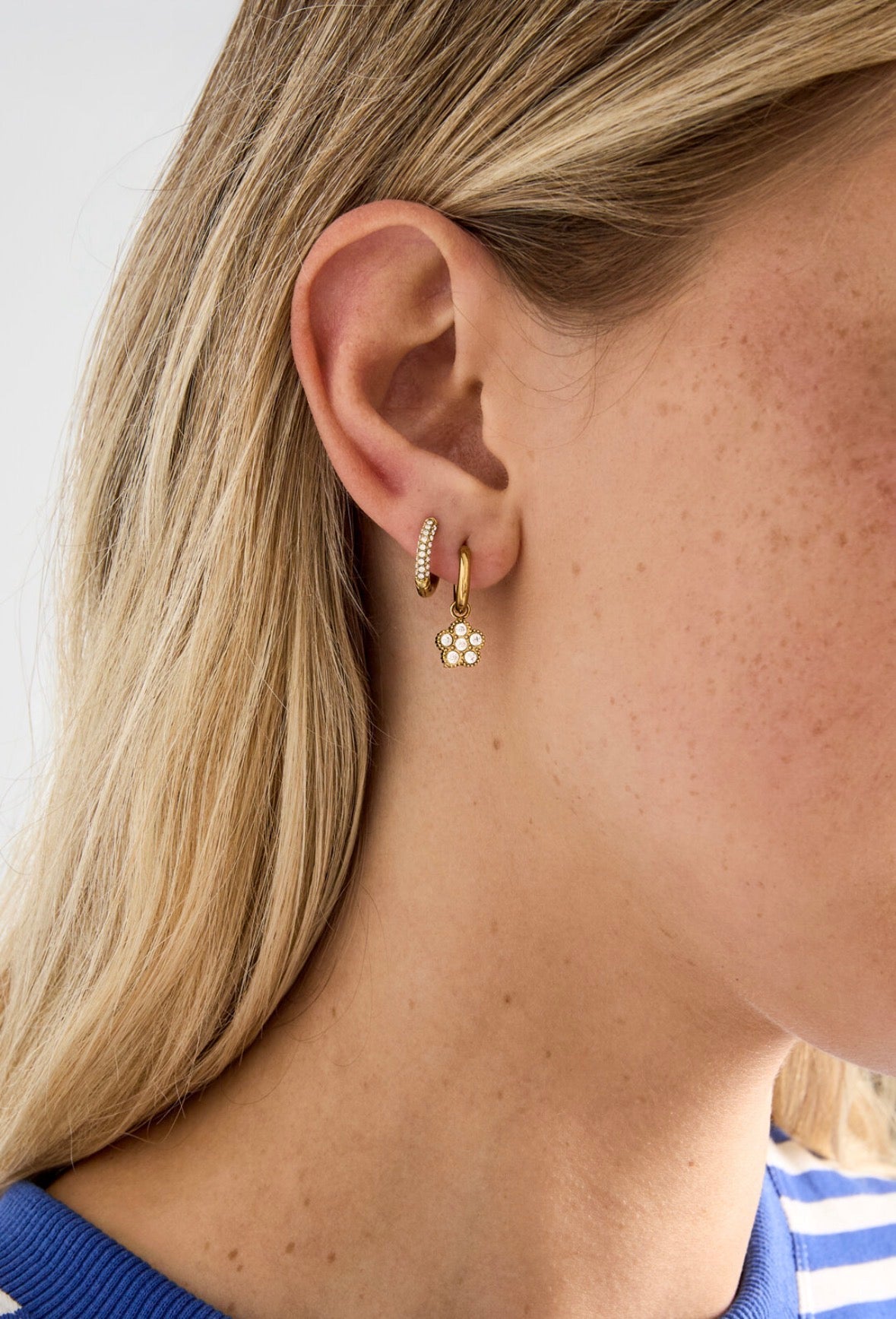 Sparkle bloem oorbellen
