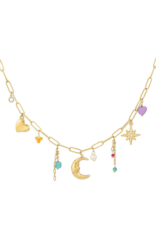 Love you to the moon & back ketting