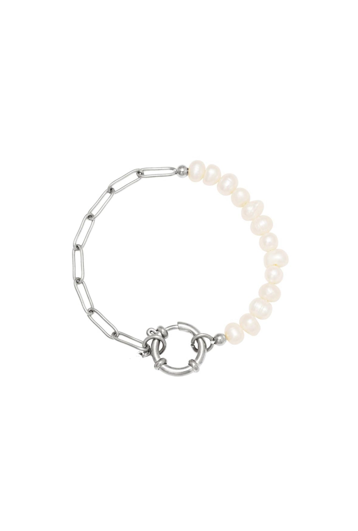 Pearly armband | zilver