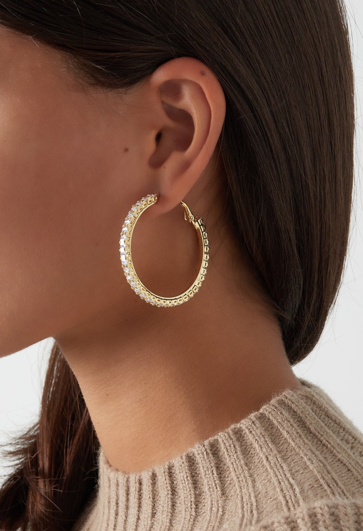 Diamant oorbellen | small