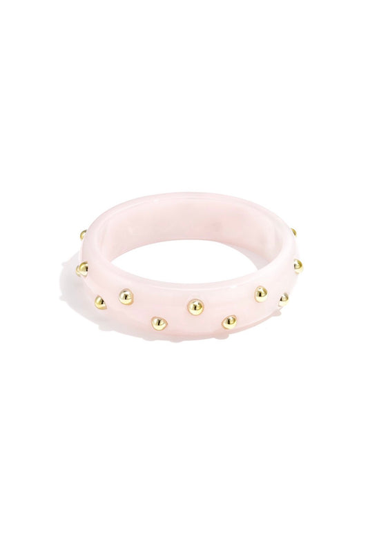 Studs bangle pink