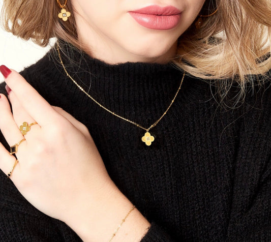 Clover ketting | goud
