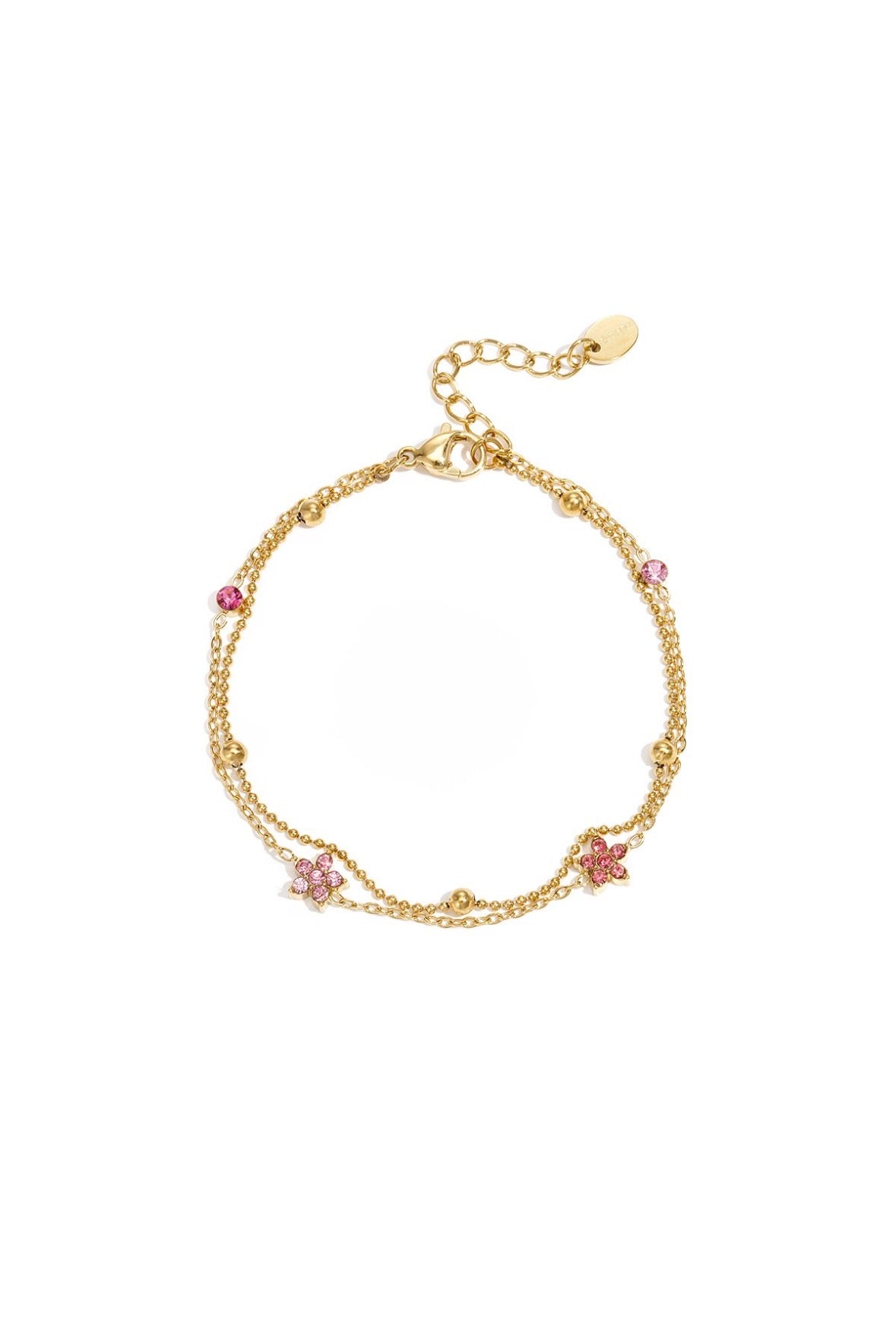 Golden blossom armband