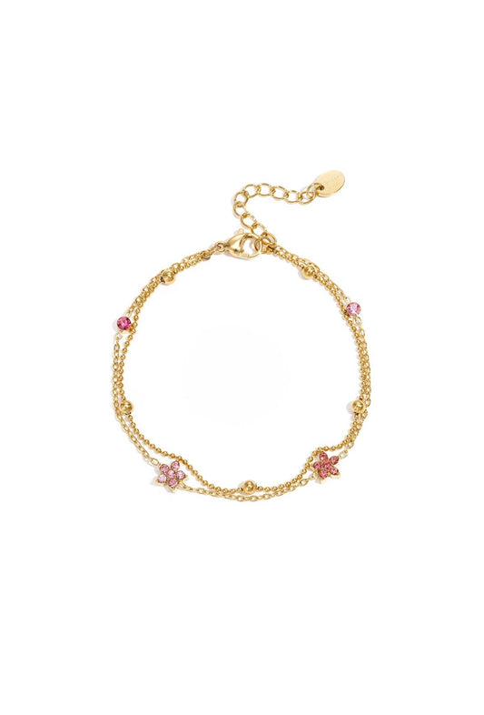 Golden blossom armband