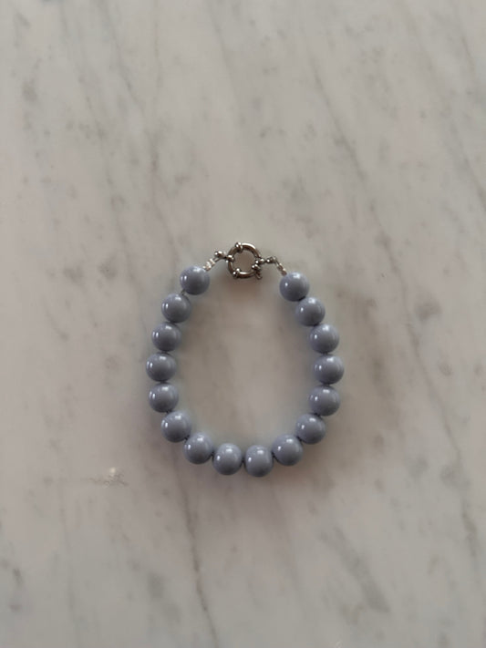 Handmade beadies armbandje | Lichtblauw
