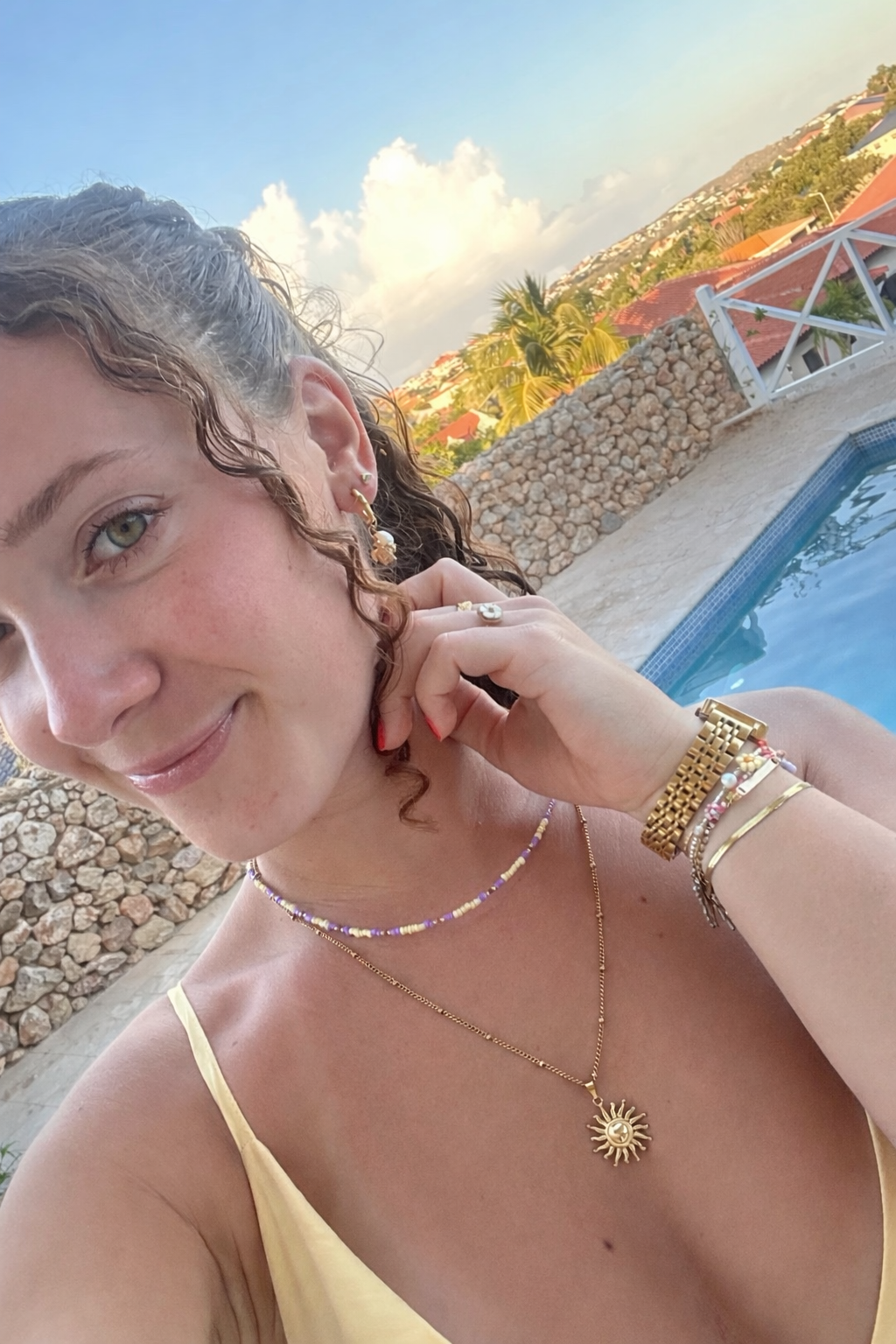 Handmade pastel ketting