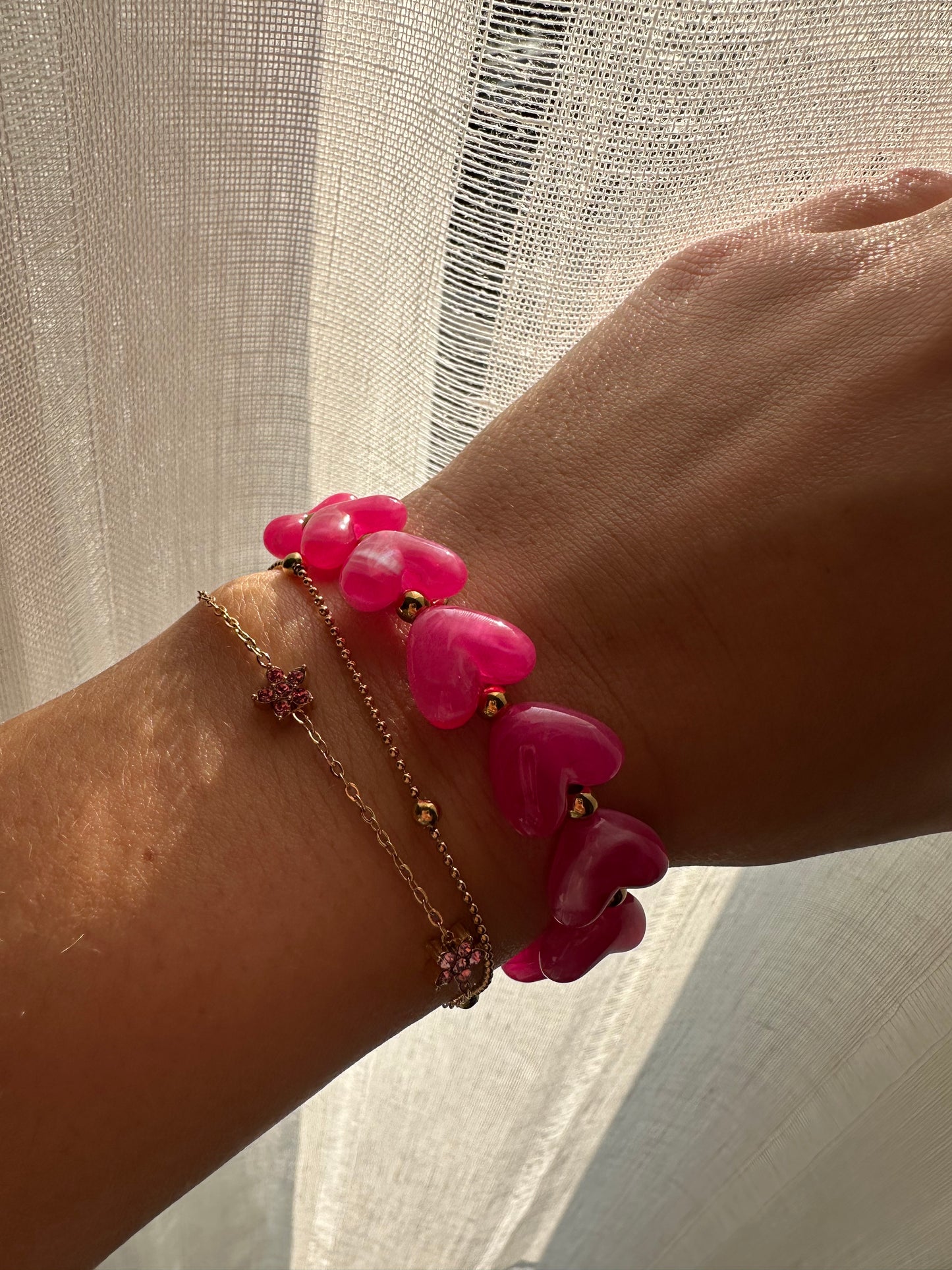 Golden blossom armband