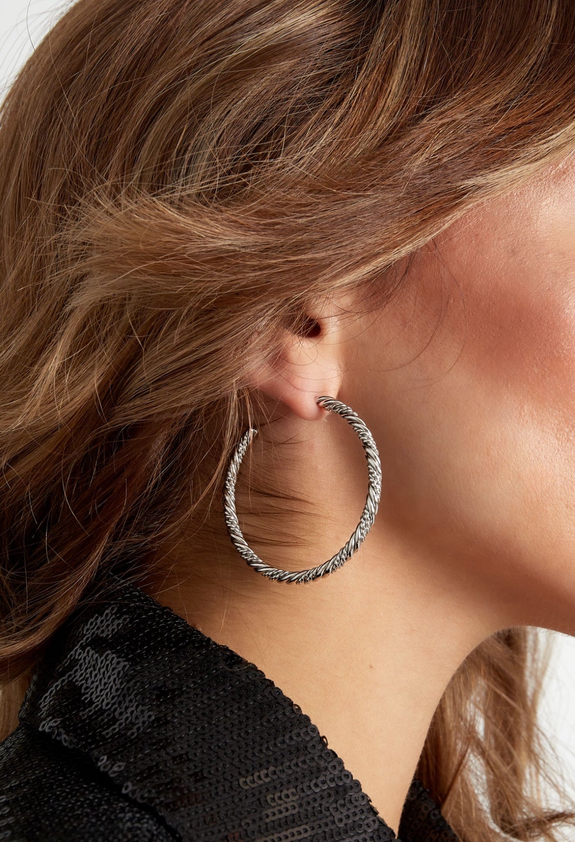 Twisted hoops | zilver