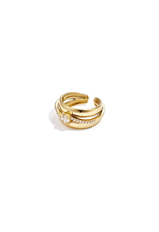 Ring met steentjes