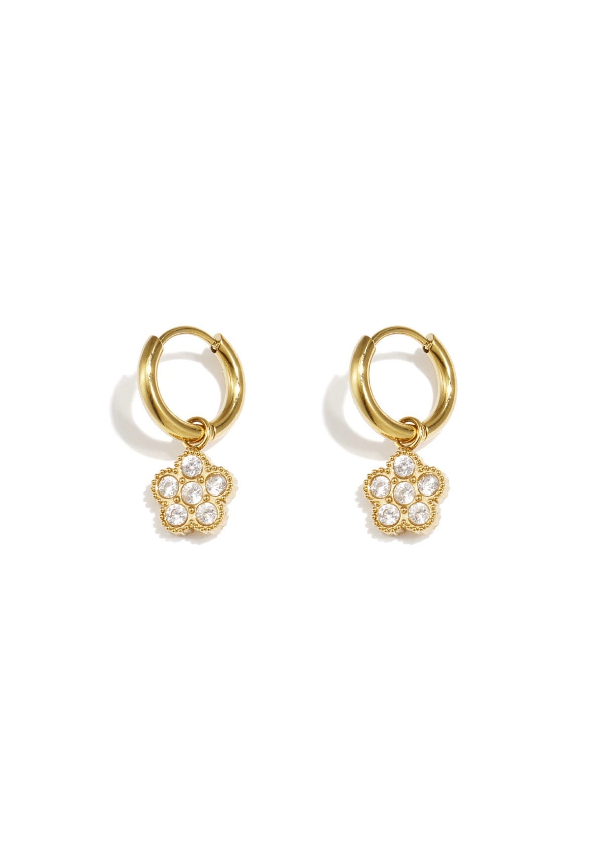 Sparkle bloem oorbellen