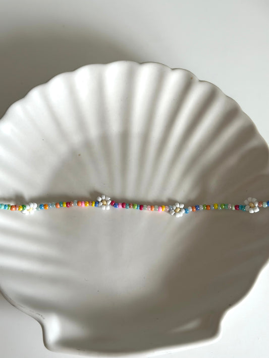 Handmade bloemen ketting