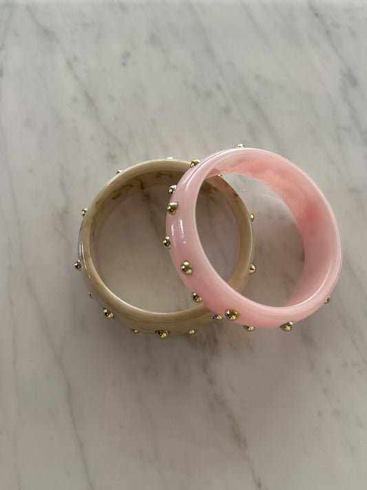 Studs bangle marmer