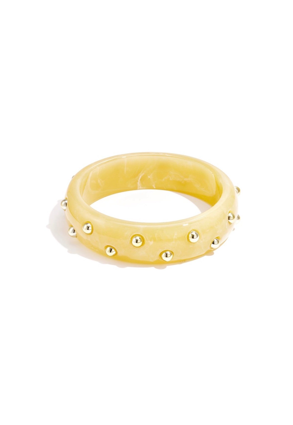 Studs bangle yellow