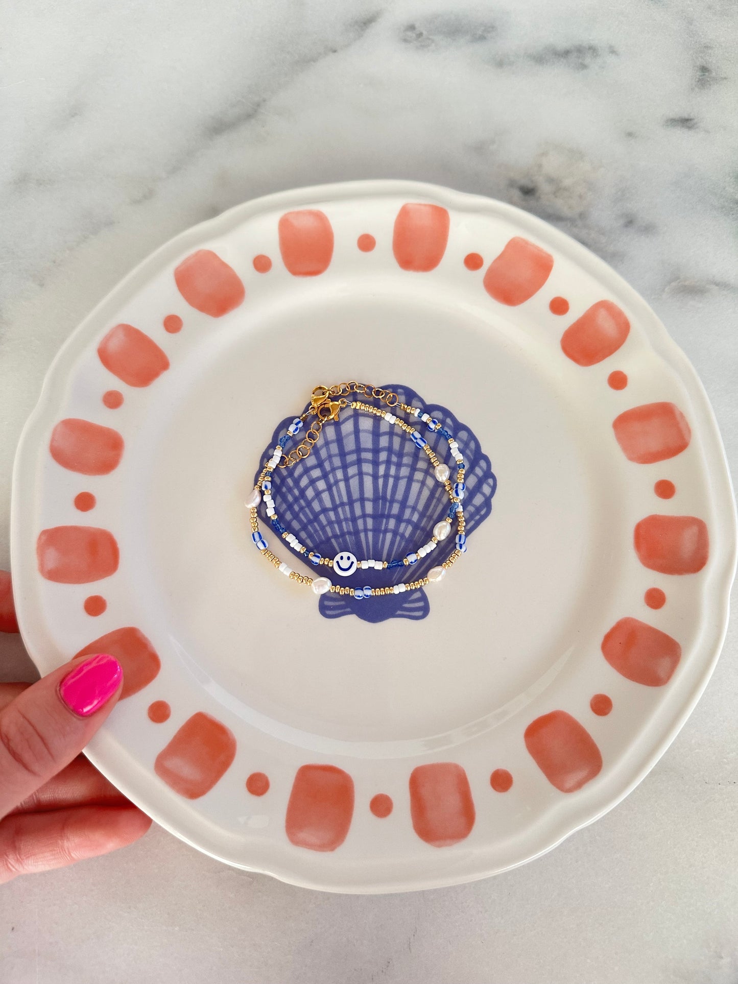 Handmade ocean bracelets set