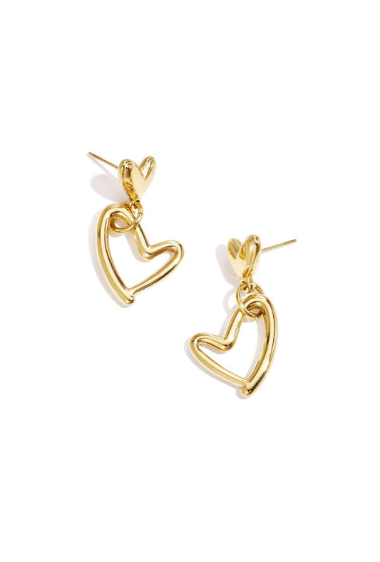 Dripping love oorbellen