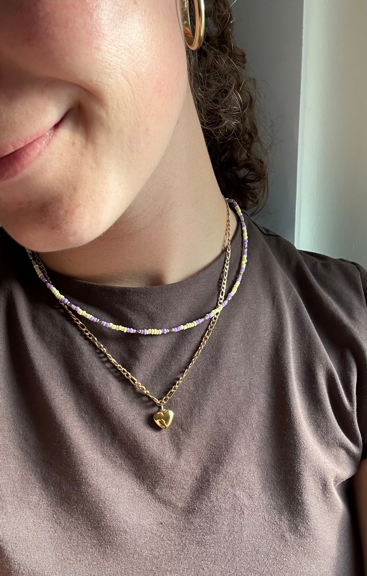Handmade pastel ketting