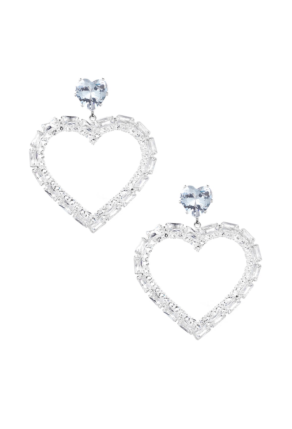 Heartfelt glitz oorbellen