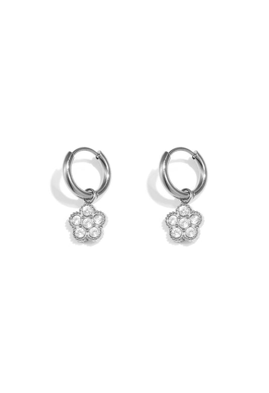 Sparkle bloem oorbellen