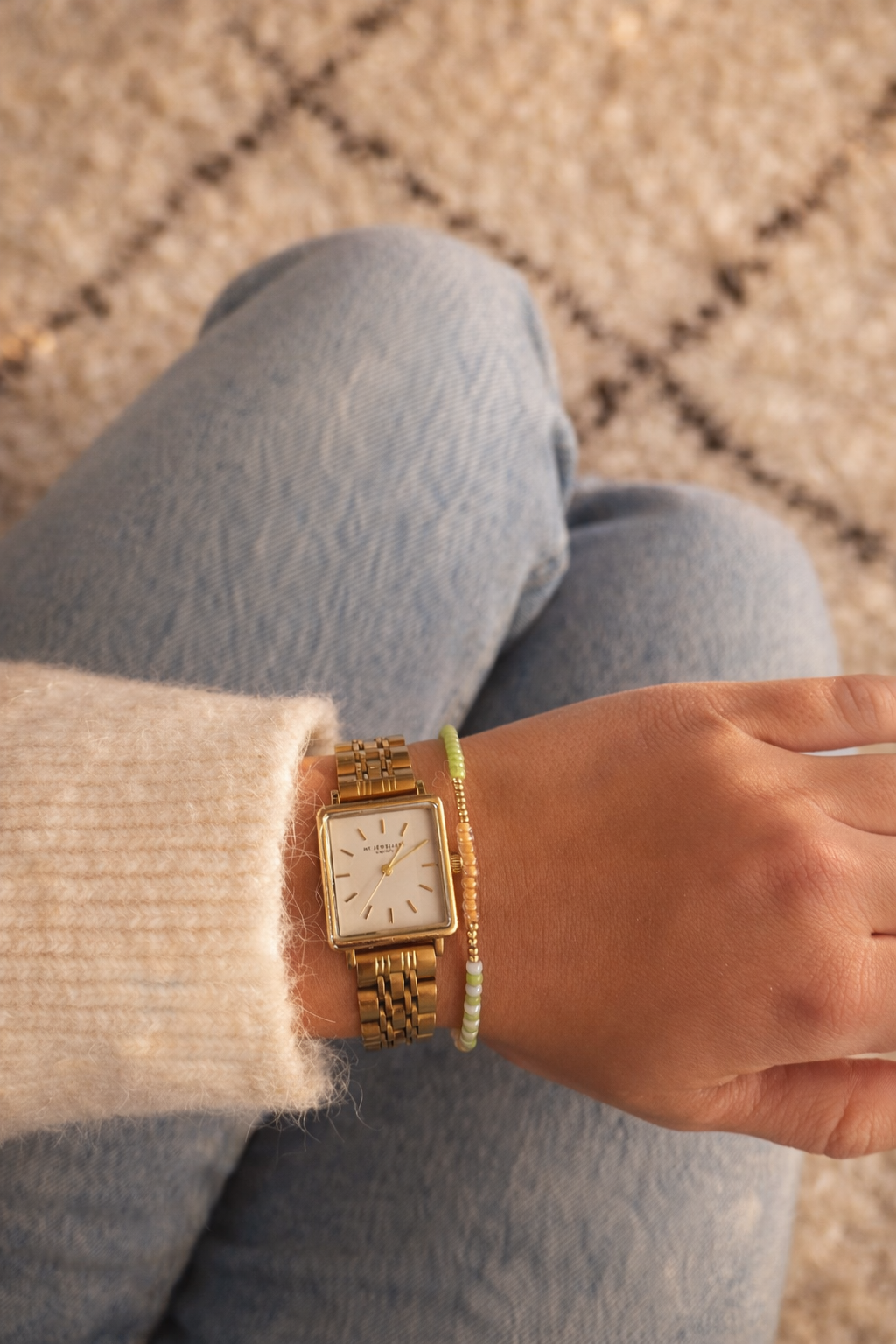 Safari handmade armbandje